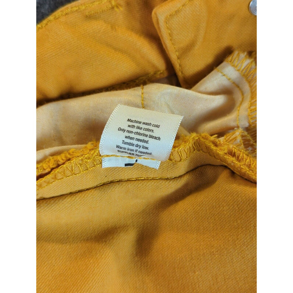 A.N.A A New Approach Skinny Jeans 10 Women's Ankle Yellow Stretch Cotton - Picture 8 of 9